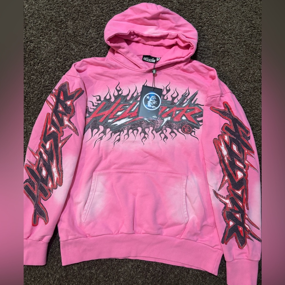 Hellstar Pink Crewneck Sweater